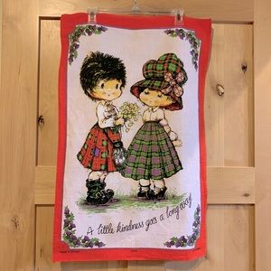 Vista Tea Towel Made in Britain Cotton “A Little Kindness Goes A Long Way”